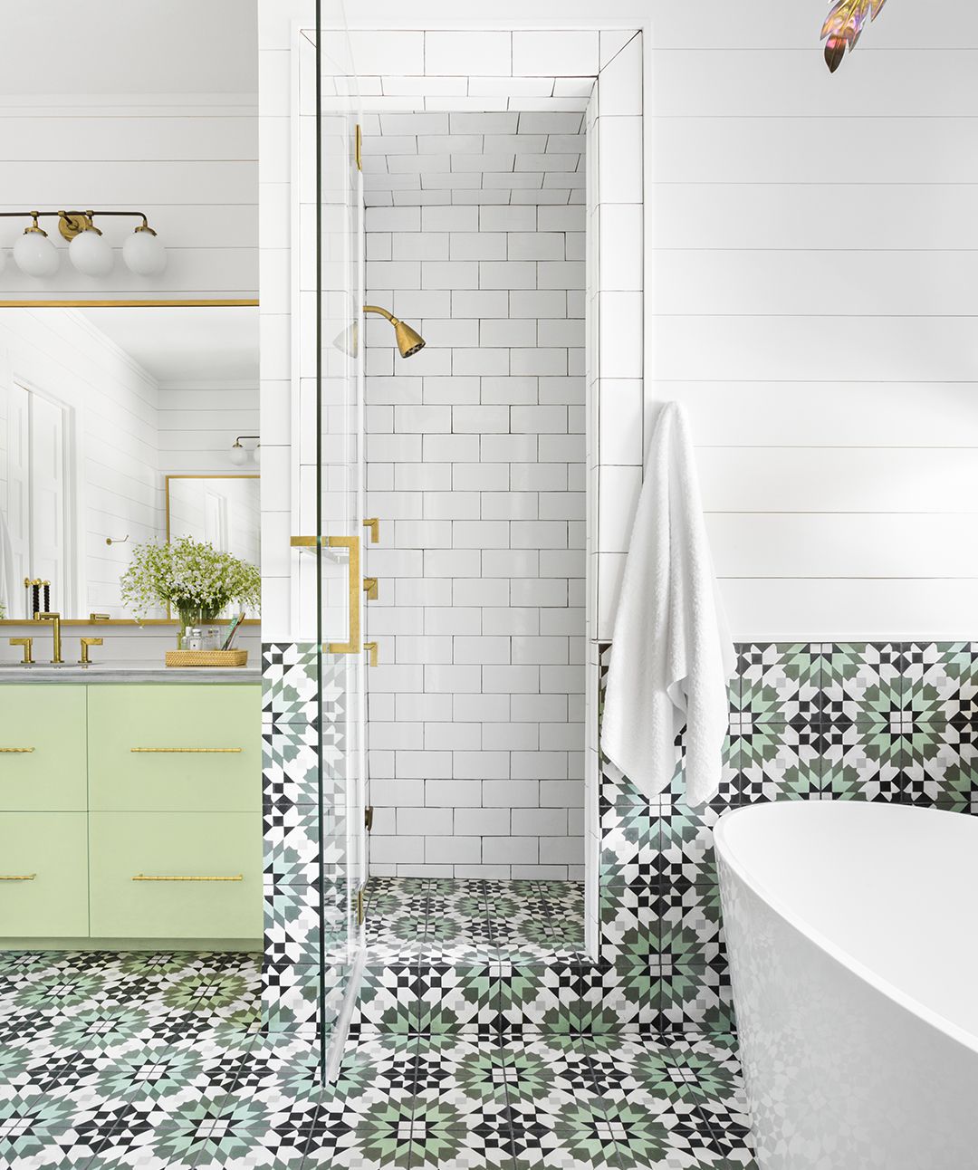 Cool Bathroom Floor Tile To Improve Simple Home